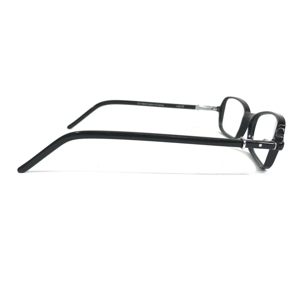 Robert Marc Eyeglasses Frames 112-10 Black Silver Cat Eye Rectangular 48-16-130